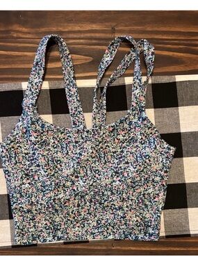 Sage collective small floral Print bra